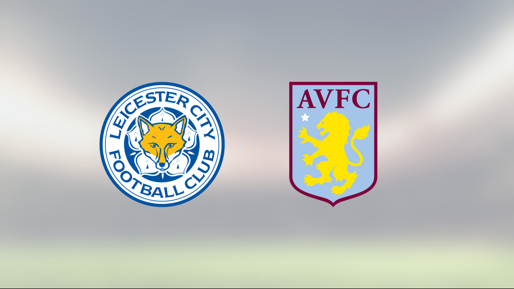 Äntligen poäng för Aston Villa mot Leicester