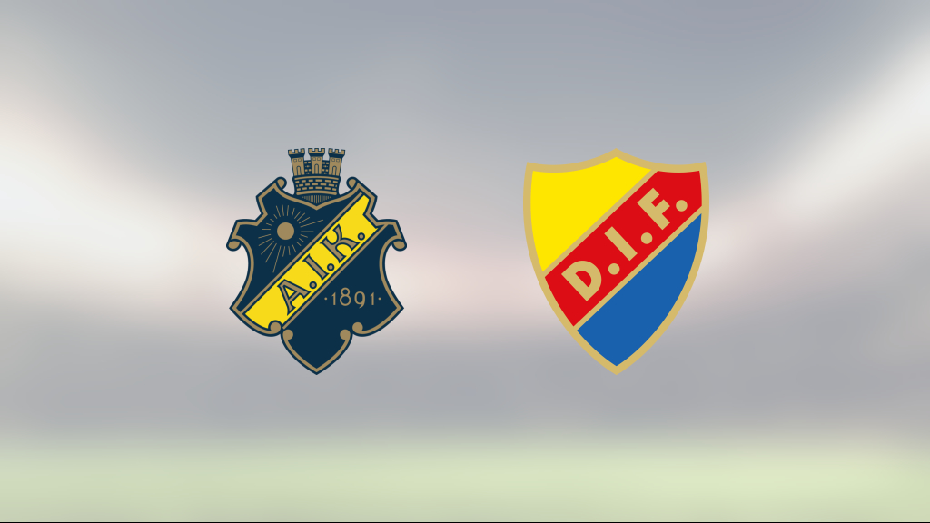 1–0-seger för AIK mot Djurgården – Nicolas Stefanelli matchhjälte