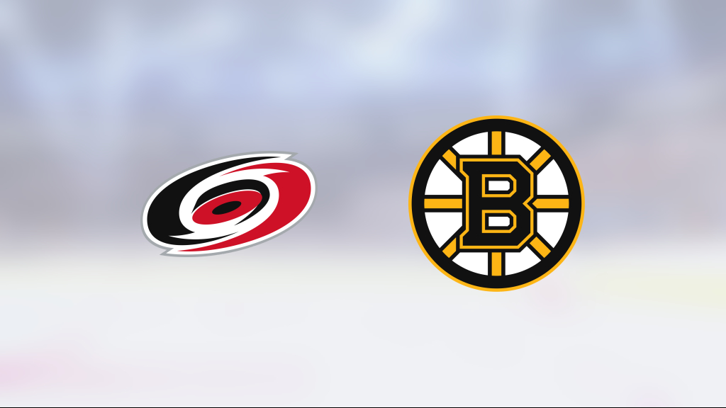Hurricanes clinch series vs Bruins