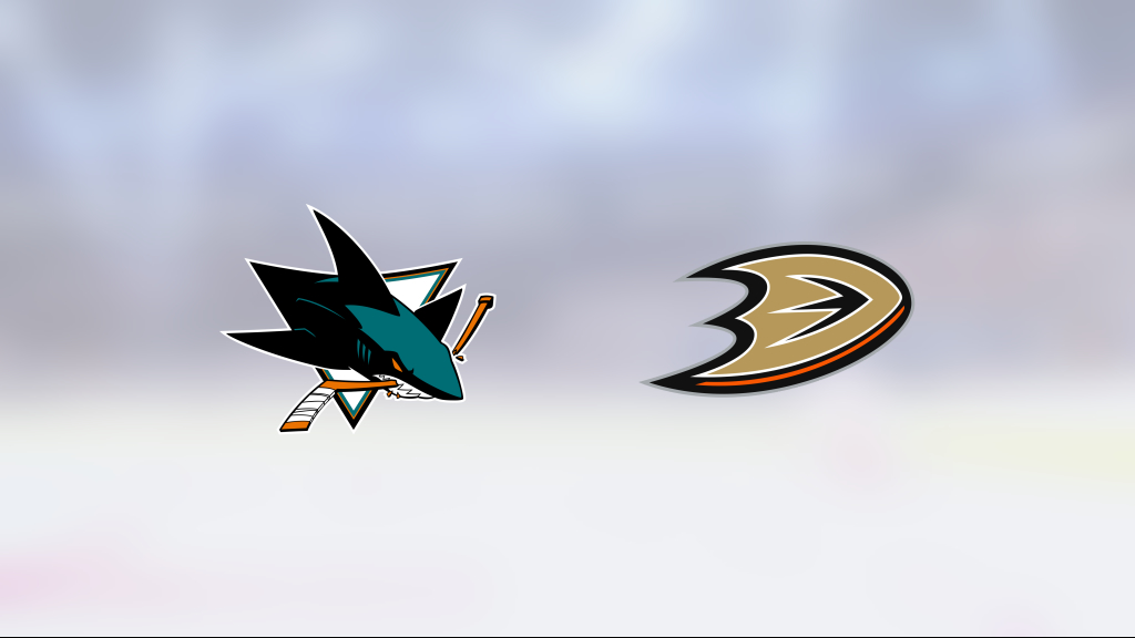 Ducks win in shootout on the road to Sharks