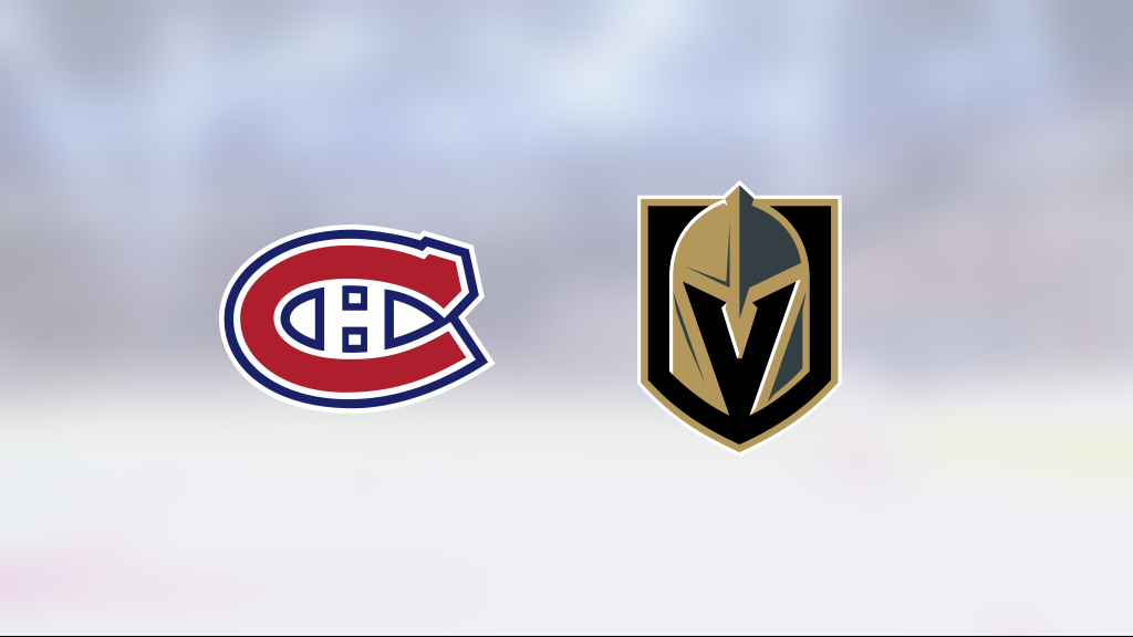 Star-studded Golden Knights win again in game against Canadiens