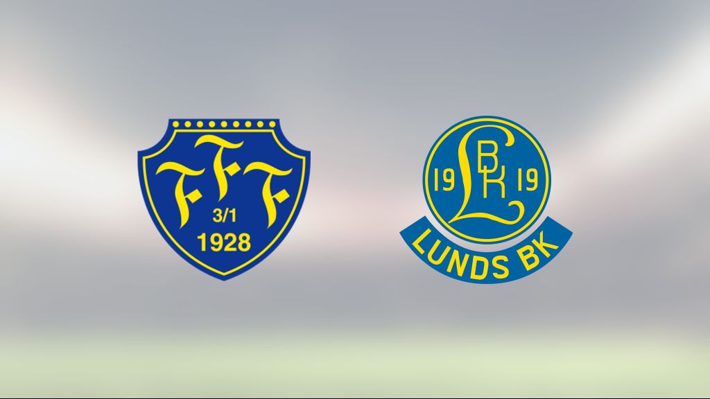 Lunds BK fick se den obesegrade sviten ta slut efter 0-2 mot Falkenberg