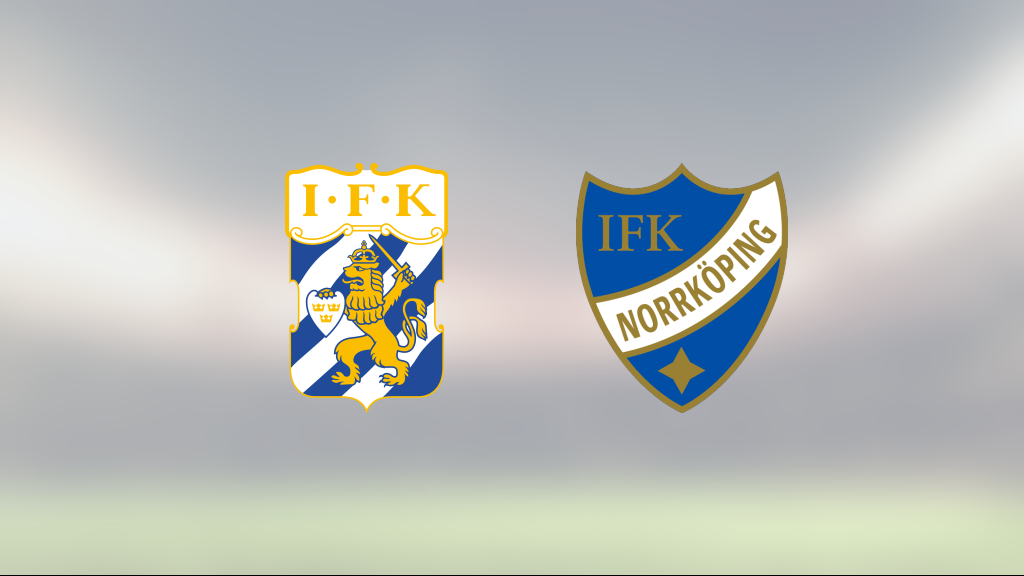 IFK Norrköping: IFK Göteborg och Norrköping delade på poängen
