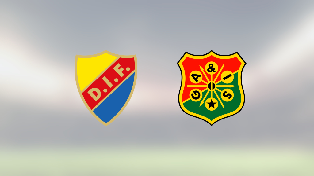 1–0-seger för Djurgården mot GAIS – Deniz Hümmet matchhjälte