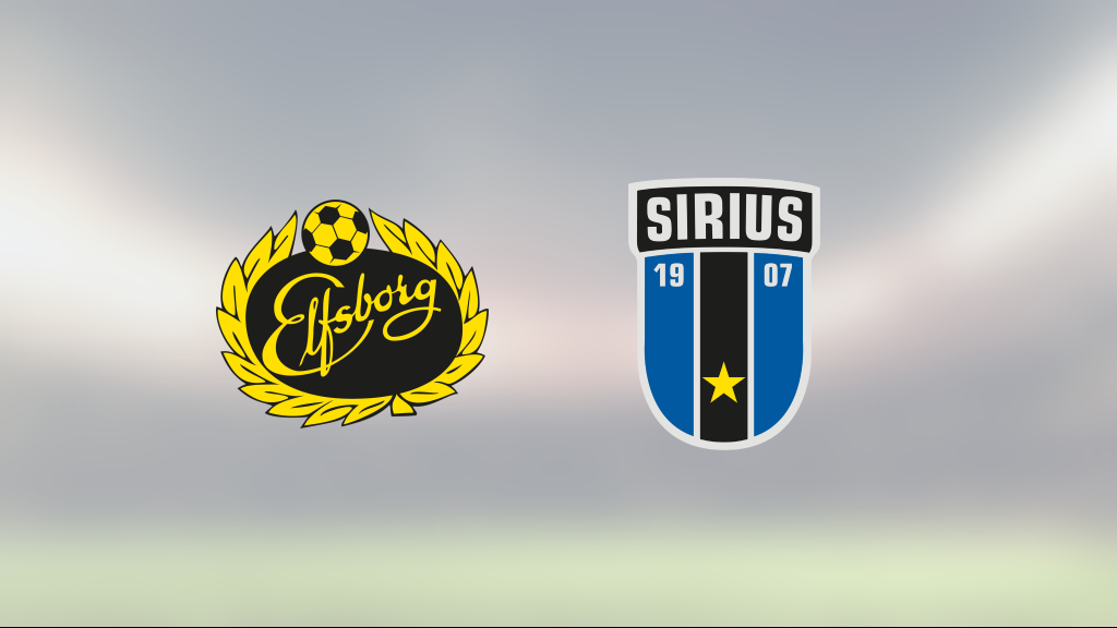 Sirius Fotboll: Elfsborg vann klart mot Sirius på Borås Arena