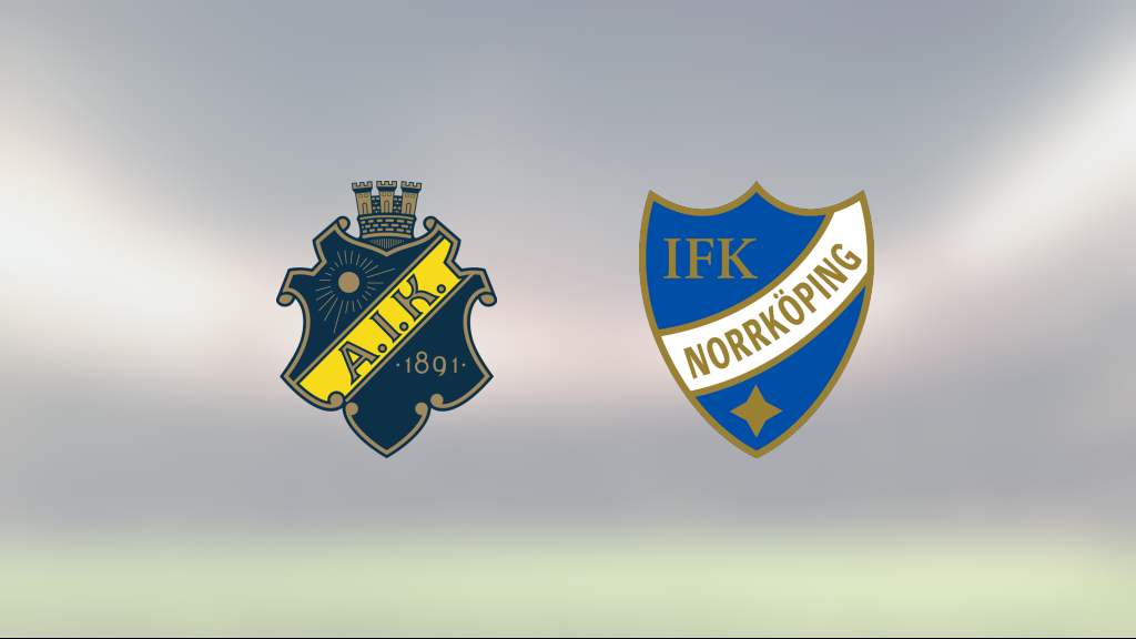 IFK Norrköping: AIK segrade mot Norrköping på hemmaplan