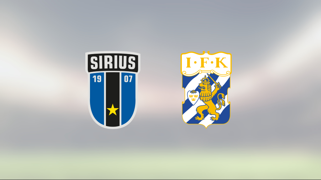 IFK Göteborg hämtade i kapp underläge och kryssade mot Sirius