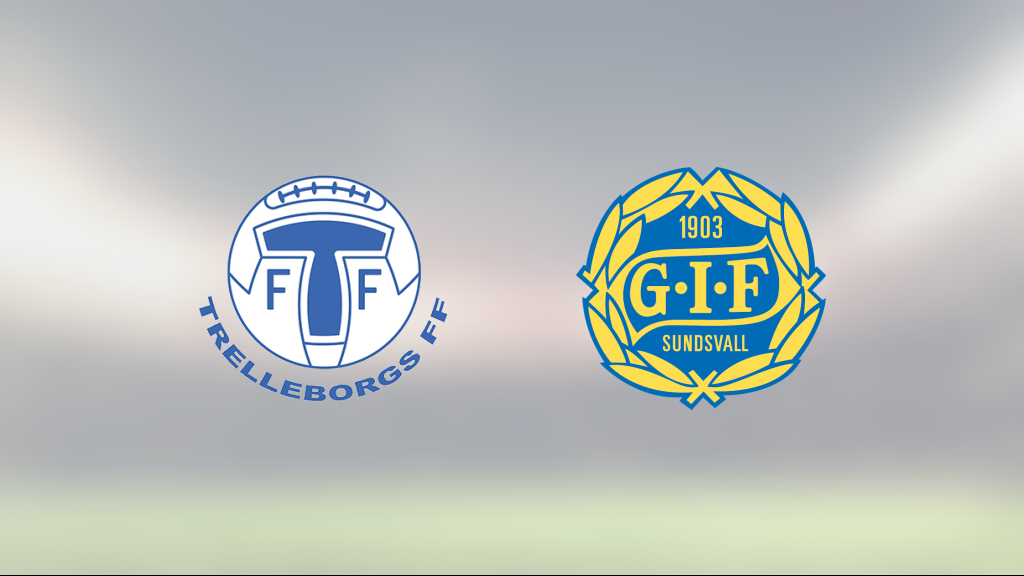 Trelleborg vann med 3-2 hemma mot GIF Sundsvall