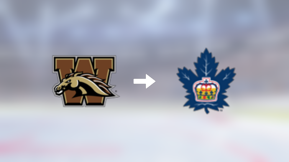 Toronto Marlies recruit defenseman Michael Joyaux from Western Michigan ...